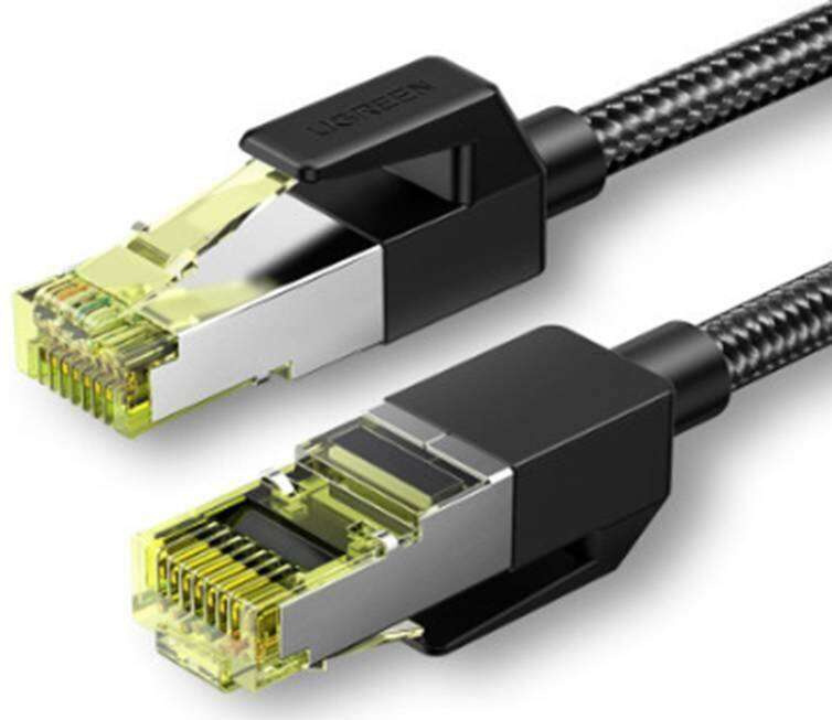 UGREEN NW150 Cat 7 F/FTP Braid Ethernet RJ45 Cable 3m (black)