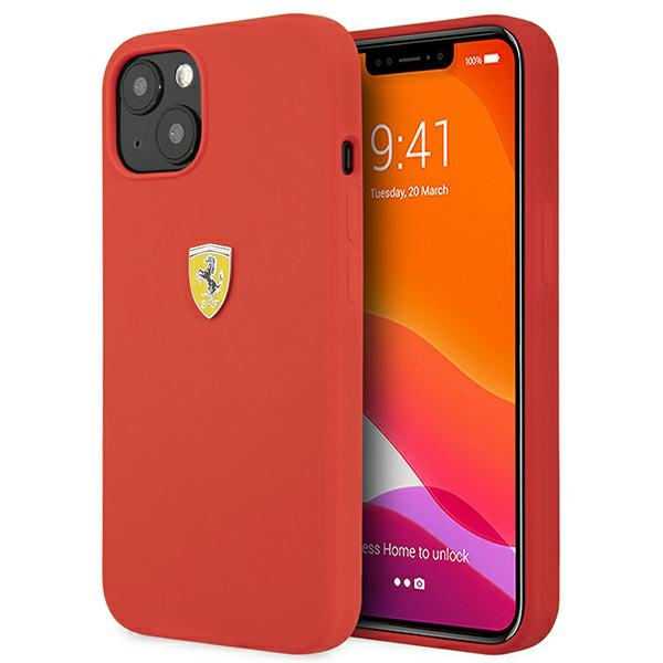Ferrari FESSIHCP13SRE iPhone 13 mini 5.4 &quot;red / red hardcase Silicone