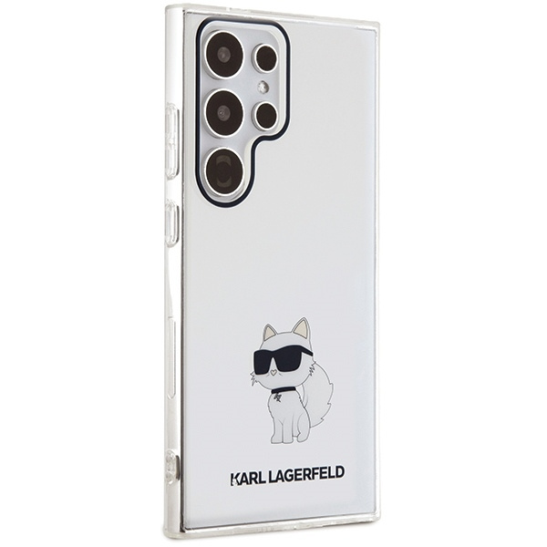 Oryginalne Etui KARL LAGERFELD hardcase IML Choupette KLHCS24LHNCHTCT do Samsung Galaxy S24 Ultra przezroczysty