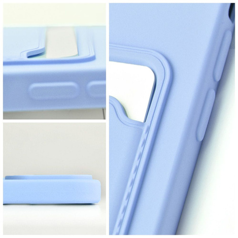 Futerał CARD CASE do SAMSUNG A14 5G / A14 4G fioletowy