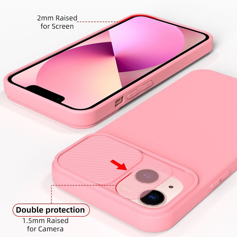 Futerał SLIDE do XIAOMI Redmi 12C jasnoróżowy