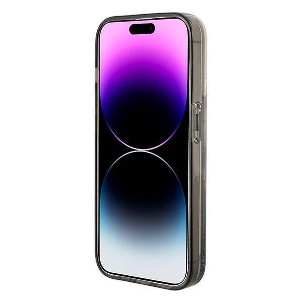 Karl Lagerfeld nakładka do iPhone 15 6,1&quot; KLHCP15SLKKNSK transparentna hardcase Liquid Glitter Ikonik