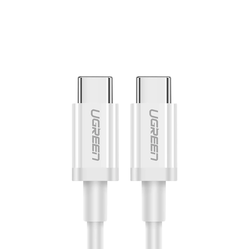 Kabel Ugreen US264 60518 USB-C / USB-C PD QC AFC 1m - biały
