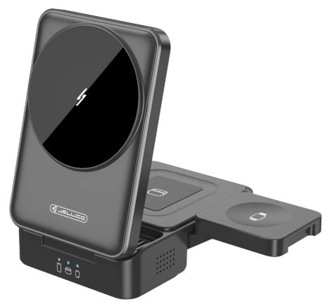 JELLICO wireless charger 3in1 W25 15W Black