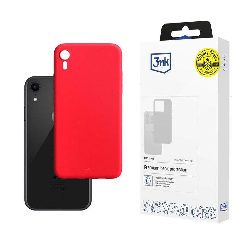 Apple iPhone Xr - 3mk Matt Case strawberry