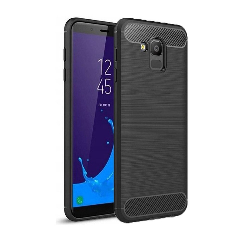 Schutzhülle SAMSUNG GALAXY J6 2018 Nexeri Carbon Gepanzerter schwarz