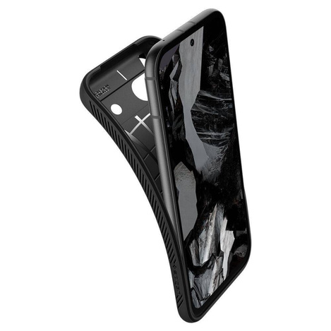 Spigen Liquid Air Hülle für Google Pixel 8A – Mattschwarz