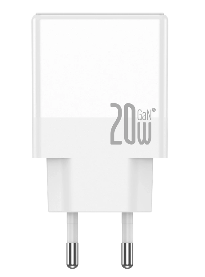 JELLICO ładowarka sieciowa EU57 PD 20W 1xUSB-C + 1xUSB QC3.0 Biały