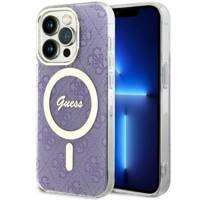 Guess GUHMP14LH4STU iPhone 14 Pro 6.1" purple/purple hardcase 4G MagSafe
