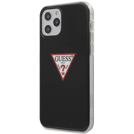 Guess GUHCP12MPCUCTLBK iPhone 12 Pro / iPhone 12 czarny/black hardcase Triangle Collection