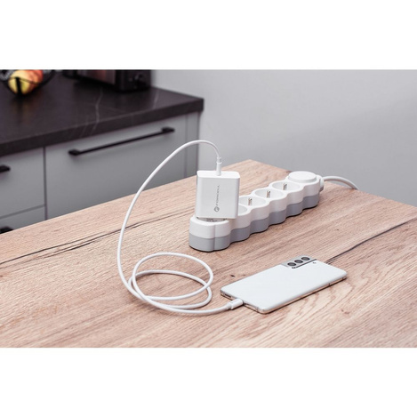 Forcell Ładowarka Sieciowa ze złączem USB typ C - 3A 45W z funkcją ładowania PD i QC 4.0