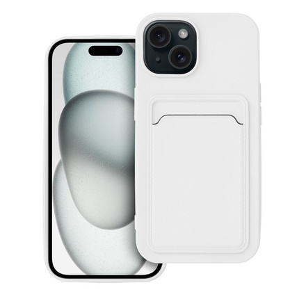 Futerał CARD CASE do IPHONE 15 biały