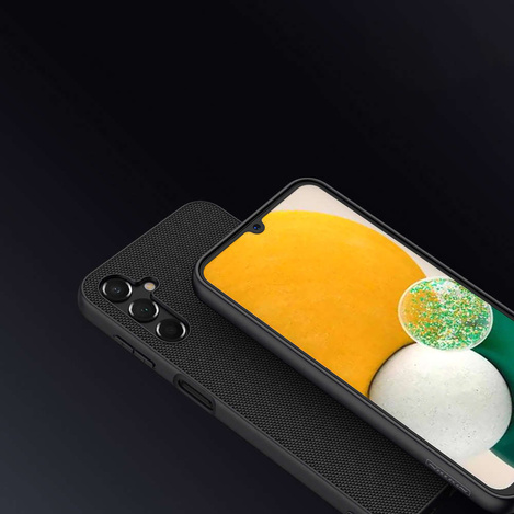 Nillkin Textured Case für Samsung Galaxy A14 5G / Galaxy A14 verstärkte Nylonhülle schwarz