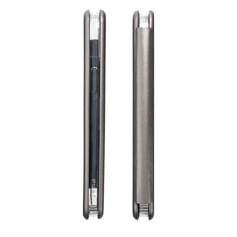 Kabura Book Elegance do SAMSUNG A14 4G / A14 5G stalowy