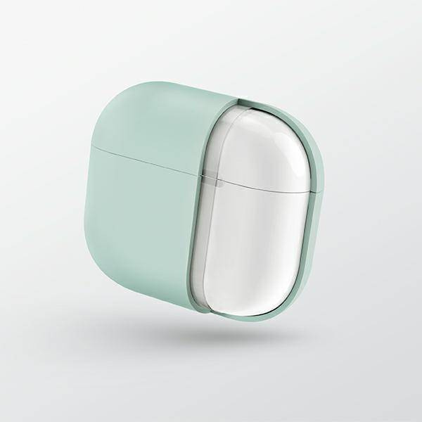 UNIQ Hülle Lino AirPods 3. Gen. Silikon Pink / Blush Pink