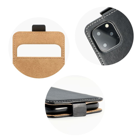 Kabura SLIM FLEXI FRESH pionowa do XIAOMI Redmi 10C czarna