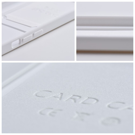 Futerał CARD CASE do IPHONE 7 / 8 / SE 2020 / SE 2022 biały