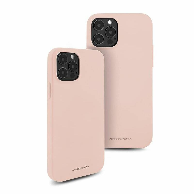 Schutzhülle IPHONE 14 PRO Mattes Silikon Mercury Soft Jelly sand