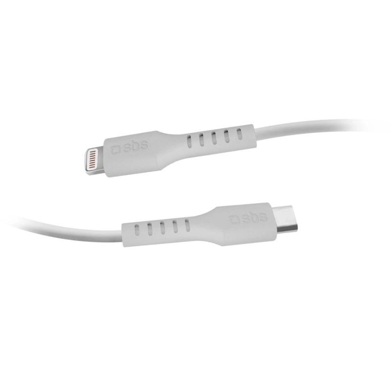 SBS TECABLELIGTC2W USB-C – Lightning Kabel 2 m – Weiß