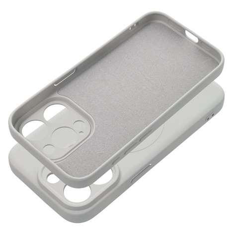 Futerał Silicone Mag Cover kompatybilny z MagSafe do IPHONE 15 PRO tytanowy