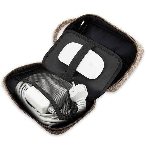 Torba Guess GCube Stripes - brązowa