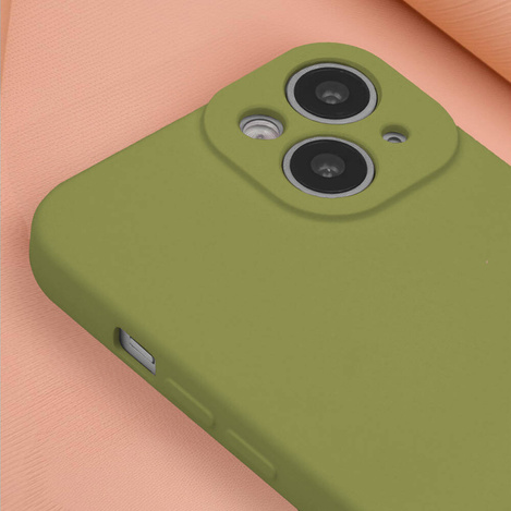 Nakładka Silicon do Samsung Galaxy A35 5G oliwkowa