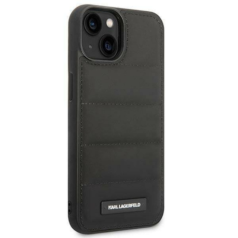 Karl Lagefeld nakładka do iPhone 14 Plus 6,7" KLHCP14MPSQAK czarna hardcase Puffy Elongated Logo
