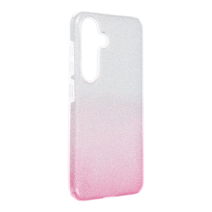 Futerał SHINING do SAMSUNG Galaxy S24 transparent/róż