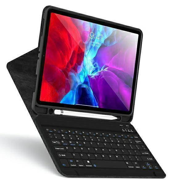 Schutzhülle IPAD PRO 11.0 2021 USAMS Winro Keyboard Weiße Tastatur (IP011yrxx03) violett