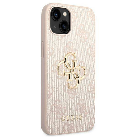 Guess 4G Big Metal Logo - Etui iPhone 14 (różowy)
