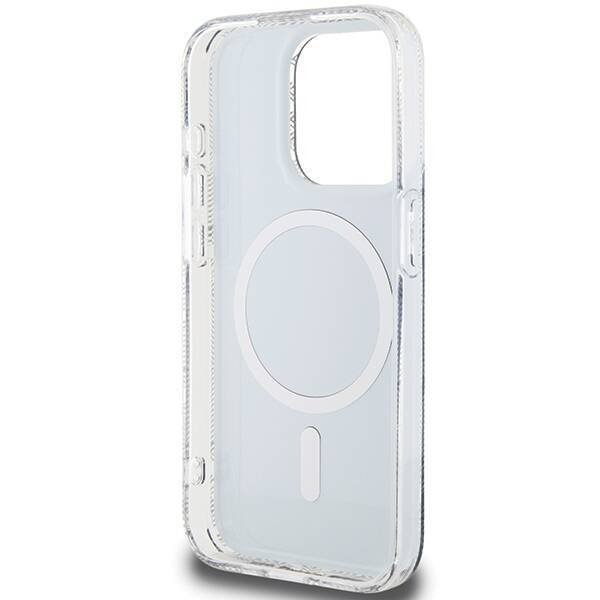 Original Handyhülle APPLE IPHONE 15 PRO MAX Guess hardcase IML GCube MagSafe (GUHMP15XHGCUSTGK) schwarz