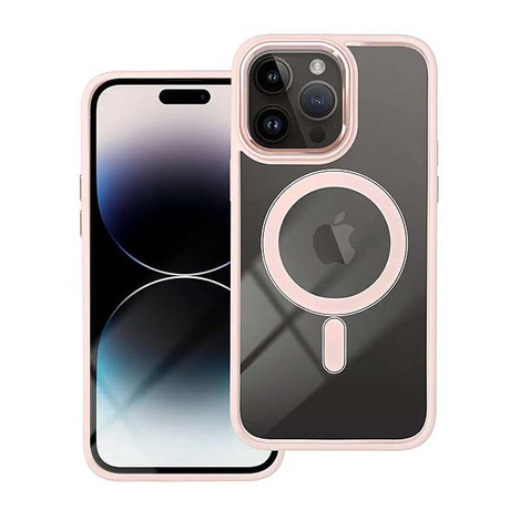 ECOBOX MAG CASE COVER MAGSAFE IPHONE 15 PRO MAX RÓŻOWY