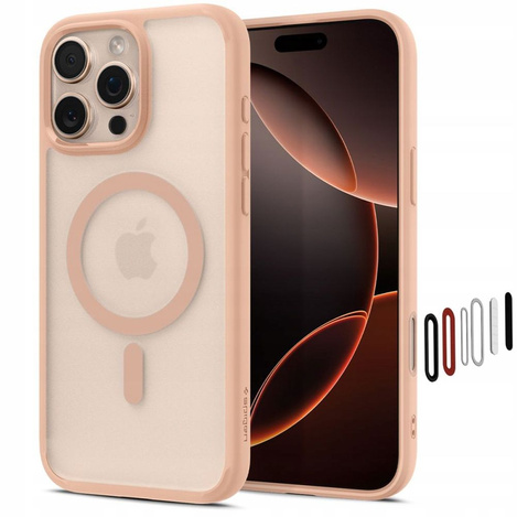 SPIGEN ULTRA HYBRID ”T” MAG MAGSAFE IPHONE 16 PRO FROST ROSE TITANIUM