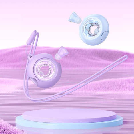 HOCO słuchawki bezprzewodowe bluetooth TWS EW71 fioletowe