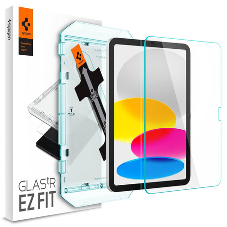 GEHÄRTETES GLAS Spigen GLAS.TR &quot;EZ FIT&quot; IPAD 10.9 2022 KLAR