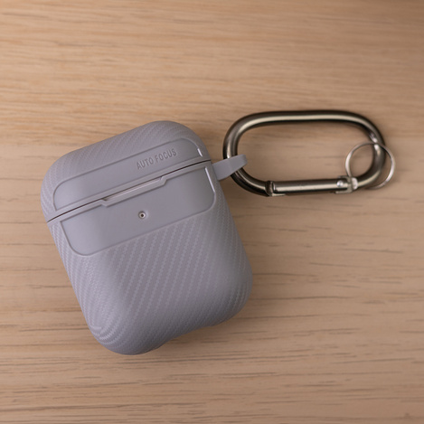 Etui Carbon do Airpods 4 z ANC szare