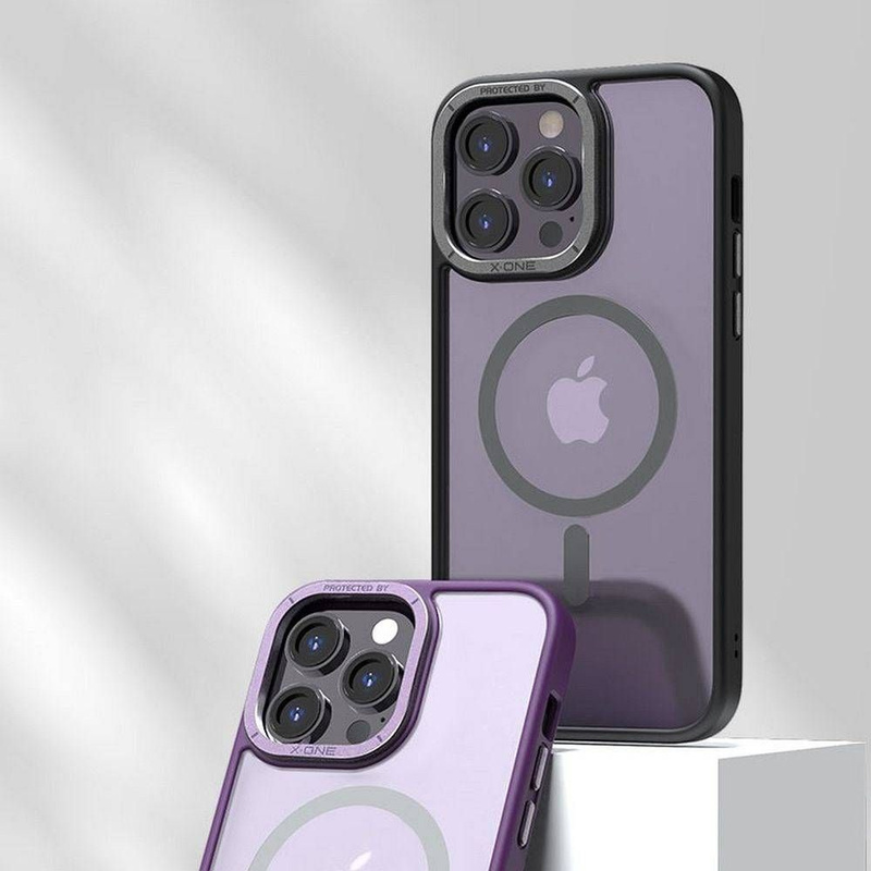 Futerał X-ONE Dropguard Magnetic Case Air (kompatybilny z MagSafe) - do Apple iPhone 15 Pro czarny