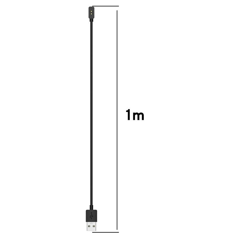 Ładowarka USB Mi Band / Smart Band 8 / 8 PRO, BLACK / CZARNY, 100cm
