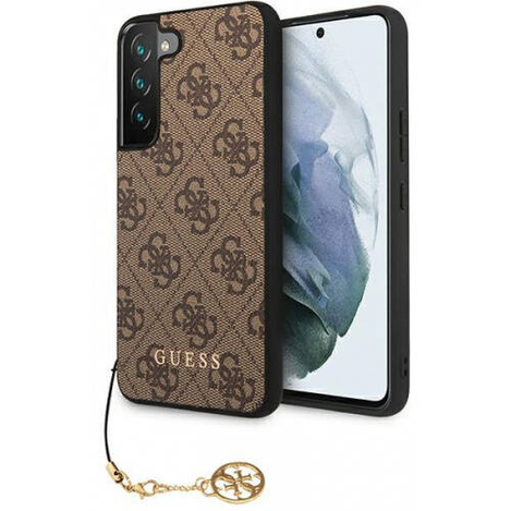 Guess 4G Charms Collection - Etui Samsung Galaxy S23 (brązowy)