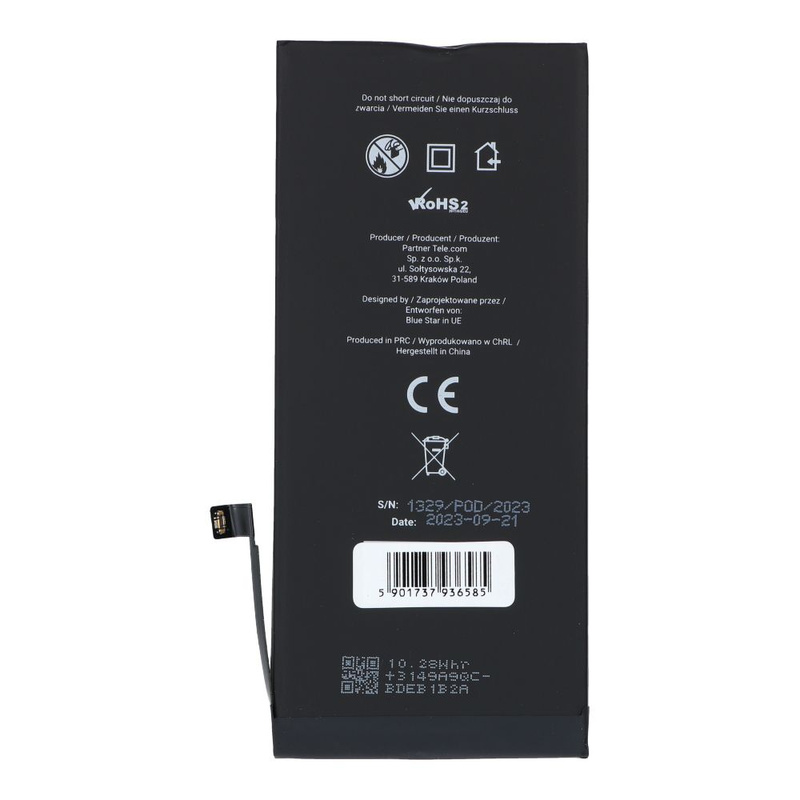 Bateria do iPhone 8 Plus 2691 mAh  Blue Star HQ