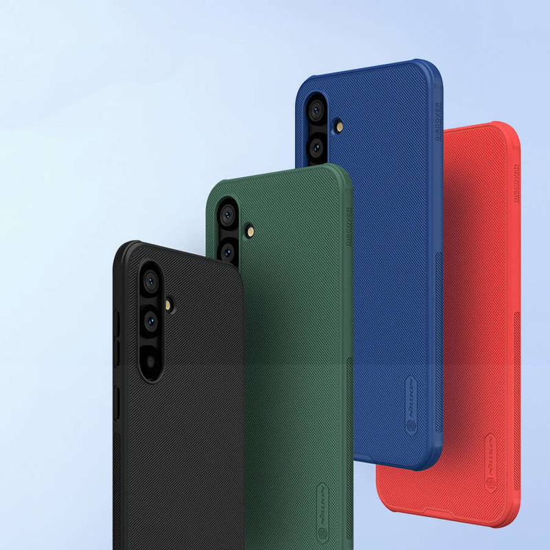 Nillkin Super Frosted Shield Pro robuste Hülle für Samsung Galaxy S23 FE – Blau