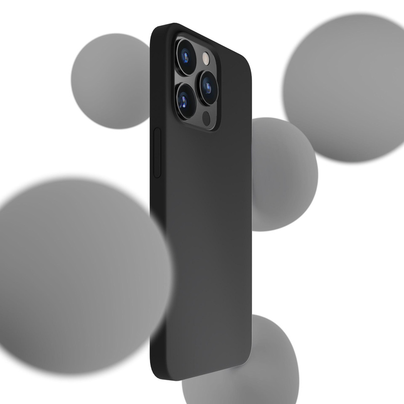 3MK Silicone Case iPhone 16 Pro Max 6.9" czarny/black