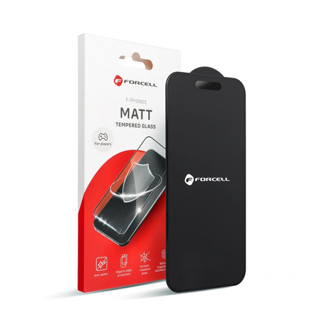 Szkło Hartowane Forcell Matt Glass - do Iphone XS Max / 11 Pro Max czarny