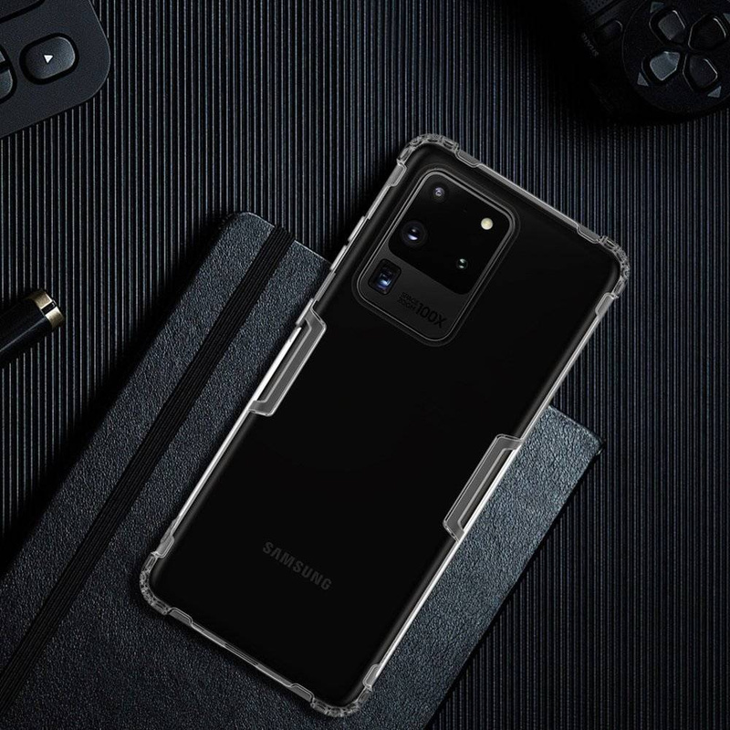 Nillkin Nature żelowe etui pokrowiec ultra slim Samsung Galaxy S20 Ultra przezroczysty