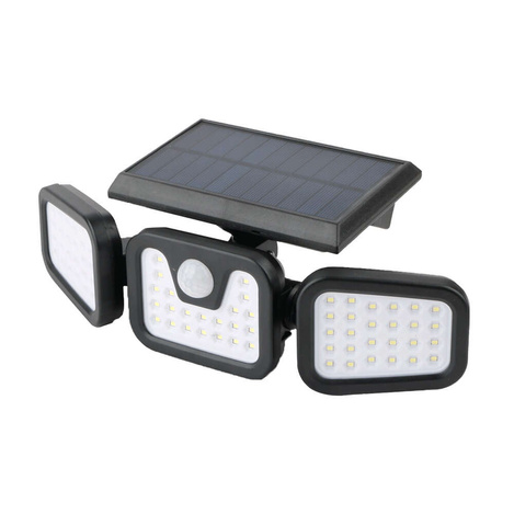 Lampa solarna LED SUNARI FLS-03 74*SMD PIR 8W 600lm 6000K 2400mAh Li-Ion Forever Light