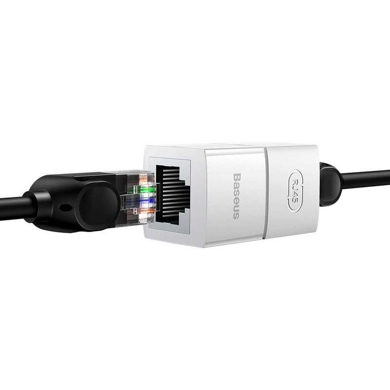 Netzwerkkoppler Ethernet RJ-45-Kabelstecker Baseus AirJoy Serie 10 Stück - weiß