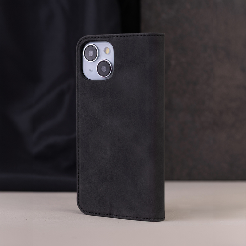Etui Smart Suede do Xiaomi Redmi Note 13 5G (global) czarne