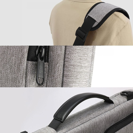 TECH-PROTECT DEFENDER BAG LAPTOP 13-14 CRAYON GREY