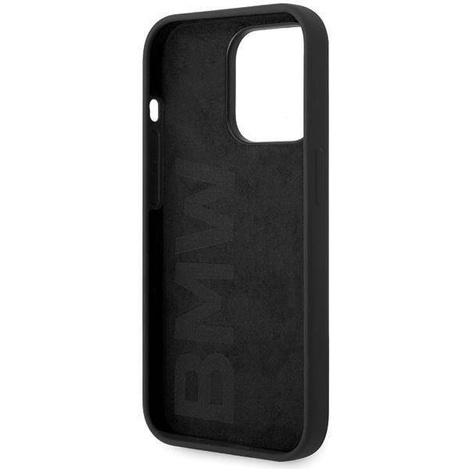 BMW Silicone Metal Logo - Etui iPhone 15 Pro Max (czarny)
