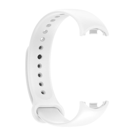 Pasek Silikonowy Mi Band 8 / M8 (2), WHITE / BIAŁY